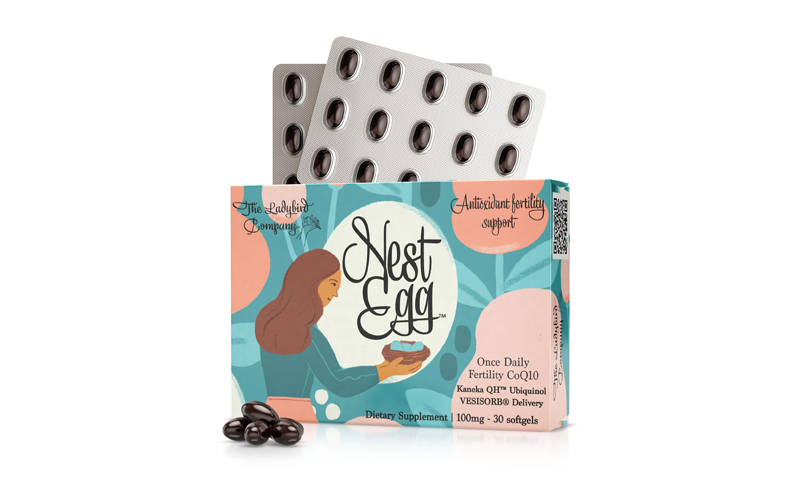 Nest Egg Specialized CoQ10 Ubiquinol for Fertility Enhancement