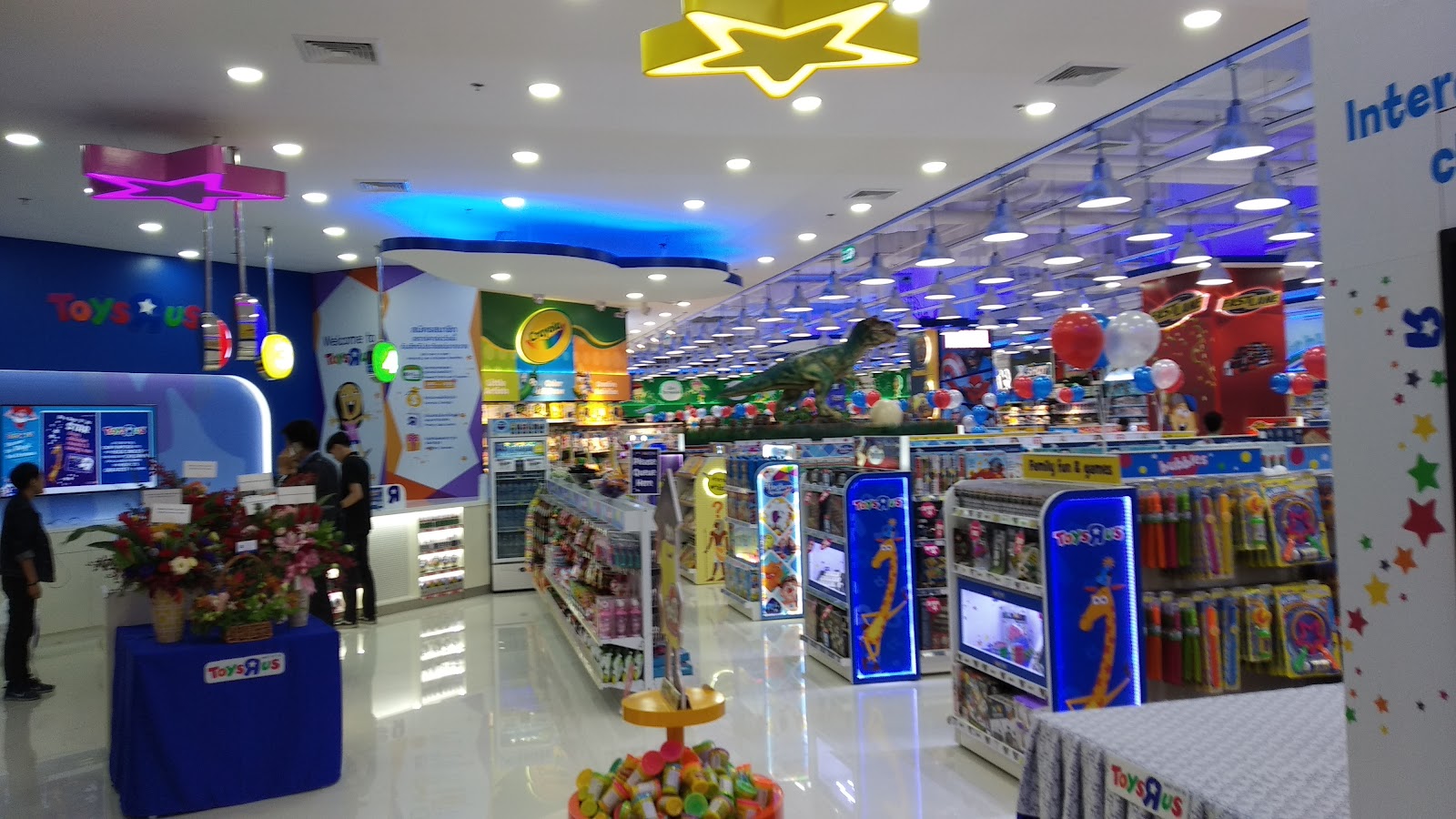 Aisles inside the Toys R Us store at ICONSIAM
