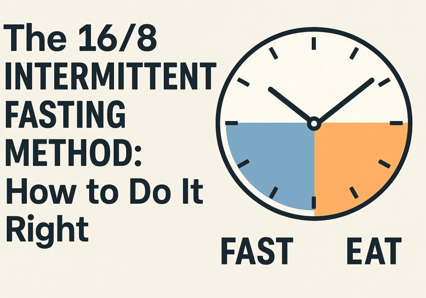 The 16/8 Intermittent Fasting Method: How to Do It Right